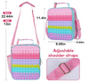 Girls Insulated Lunch Box Bag