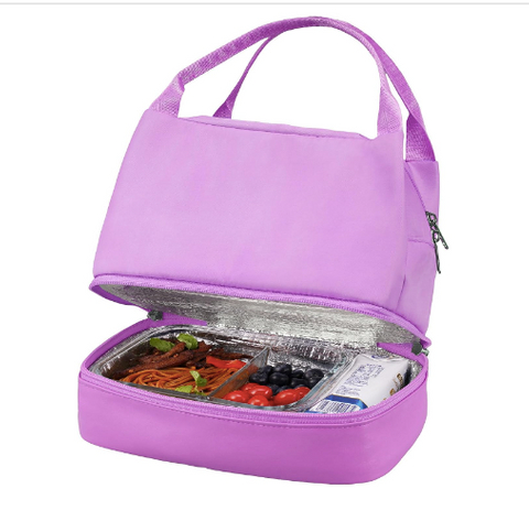 Double Layer Lunch Bag