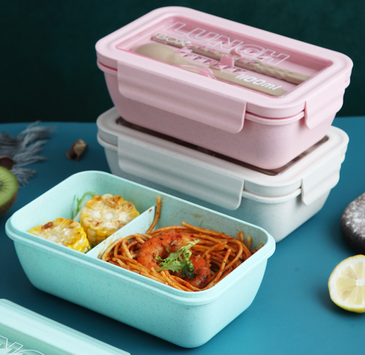 pretty Wheat Straw Lunch Box