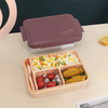 Invisible Buckle 3 Compartments Lunch Box 1250ML