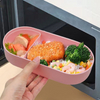 Modern Double Layered Tie Strap Lunch Box with Inner Compartment