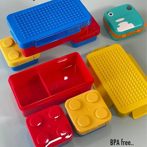 Kids Funny Lunch Box Children Building Block