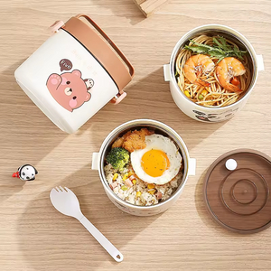 Round Stainless Steel Lunch Box