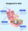 4 Compartment Plastic Lunch Box