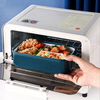 Single layer bento box with 3 compartments