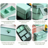 Double Layered Grid Sealed Lunch Box 1400ML