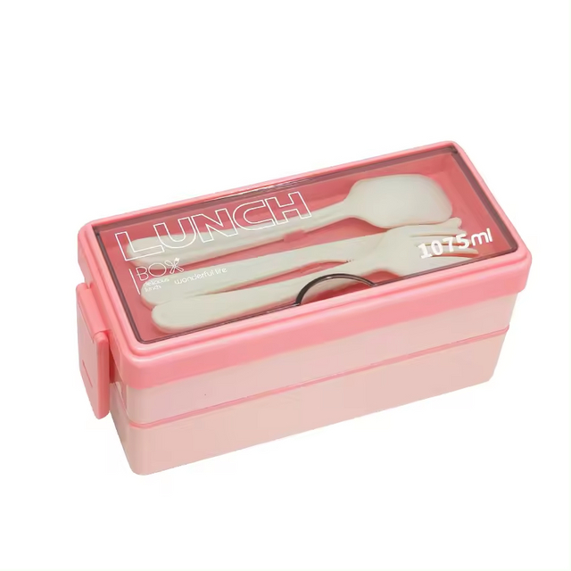 Double Layered 1075ML Lunch Box