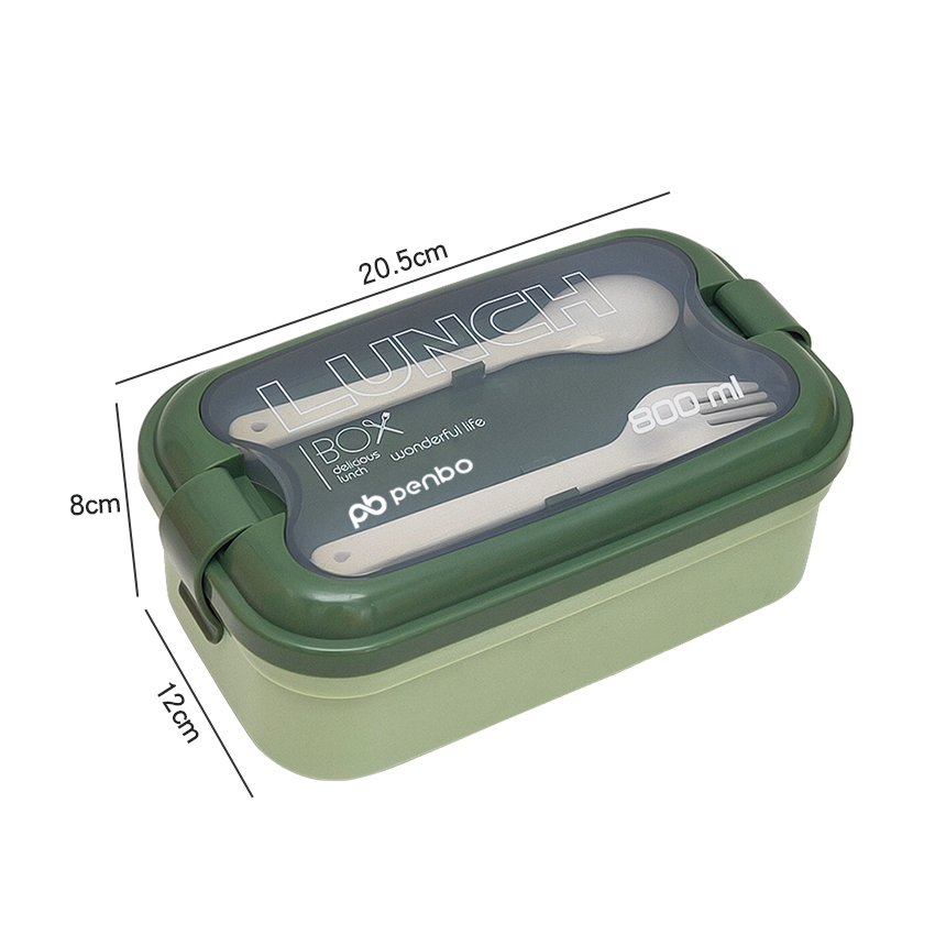 Pretty Compartmentalized 800ML Single layer lunch box