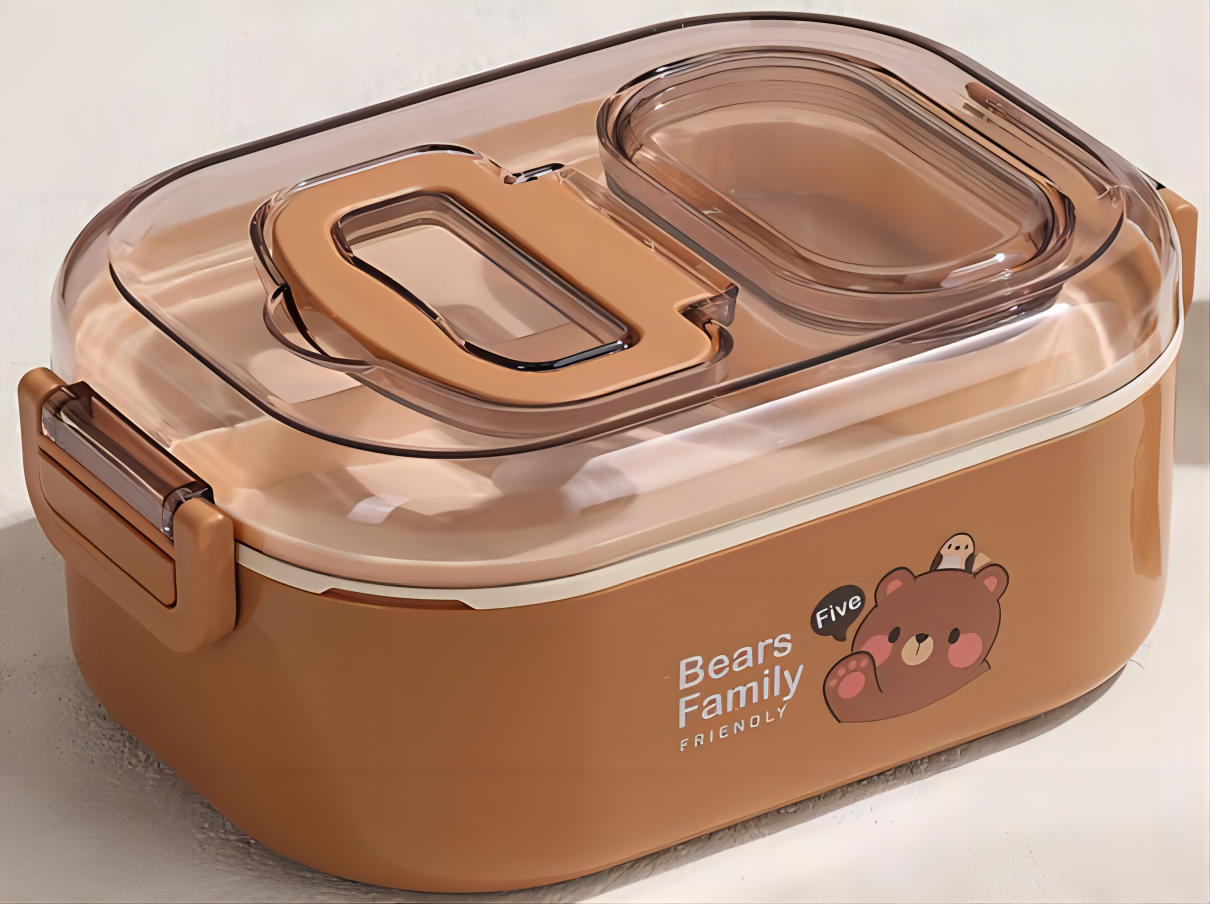 cartoon design stainless steel bento lunch box kids 700ml