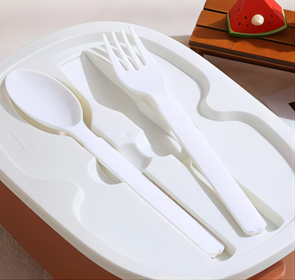 Multi-Layer Compressed Lunch Box PP With tableware