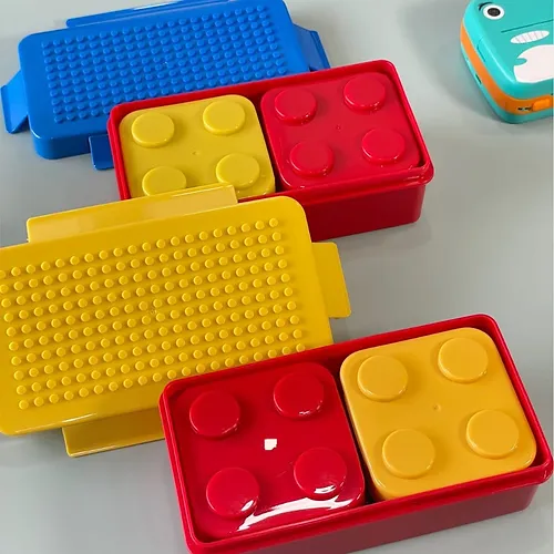 Building Blocks lunch box Toys Cartoon kids