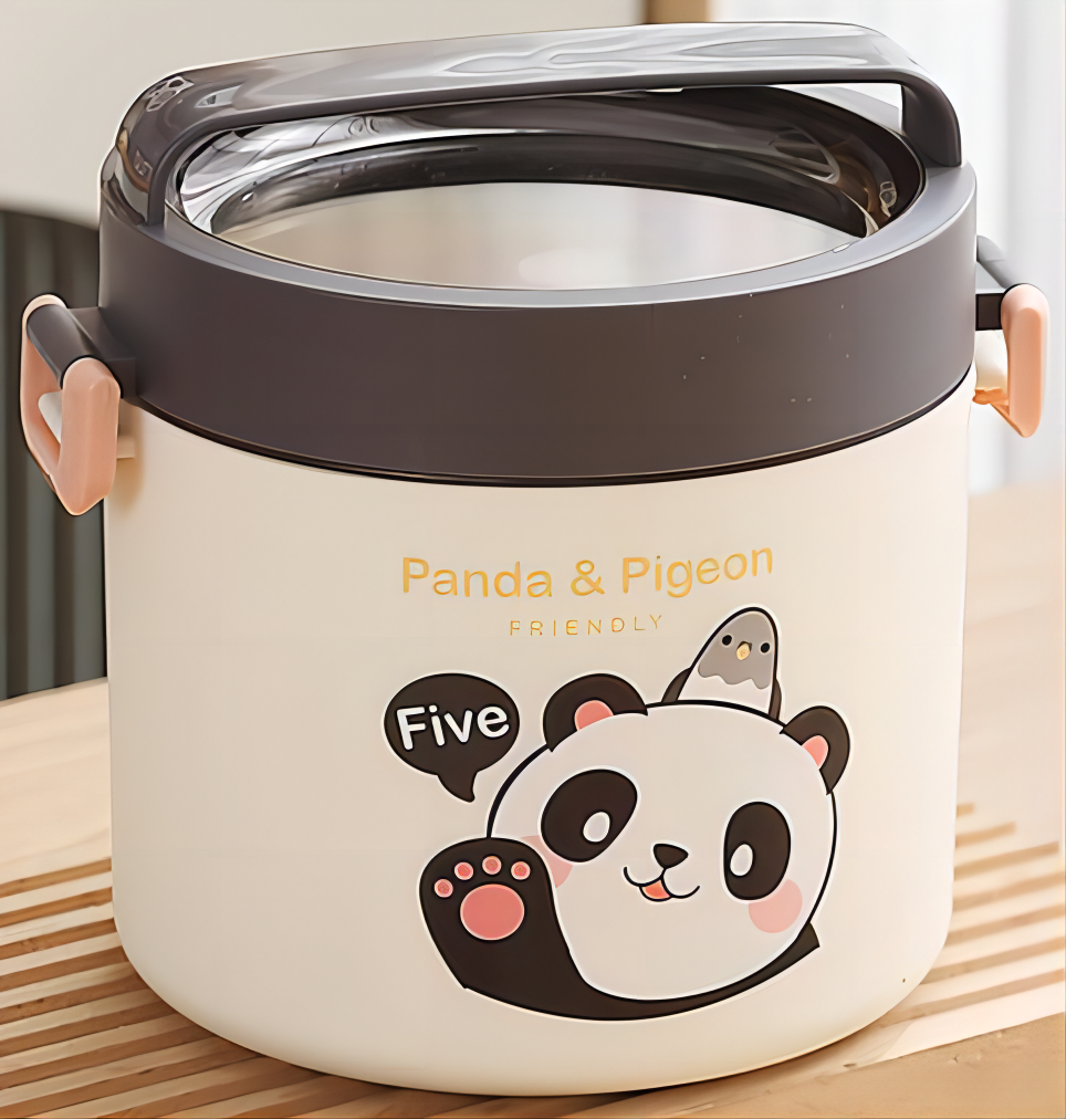 wonderful 304 stainless steel round lunch box kids