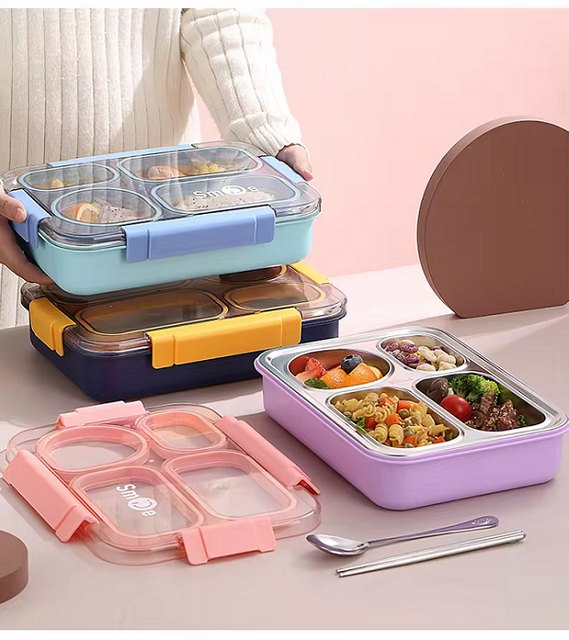 4 compartment Lunch Box