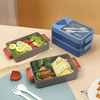 2L Double Layer Lunch Box Set