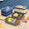 2L Double Layer Lunch Box Set