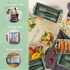 PP Material Double Layered Lunch Box 1400ML On-the-go