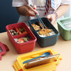 Rectangle 3 Compartment Bento Box 1.4L