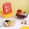 cartoon pattern 3 grids Lunch Box