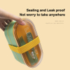  Double Layered Tie Strap Lunch Box
