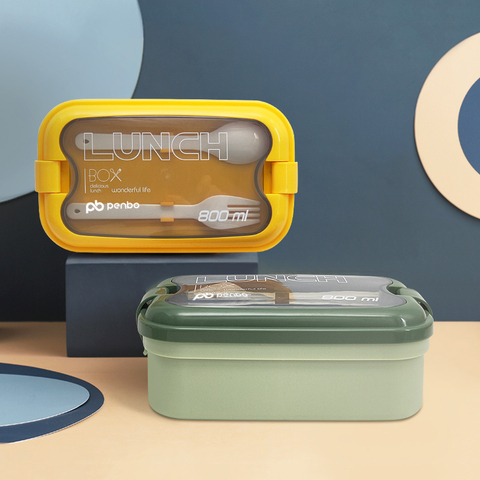 Compartmentalized 800ML Single layer lunch Box