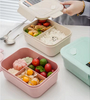 1.2L Capacity Single Layer Lunch Box (2&3 Compartments)