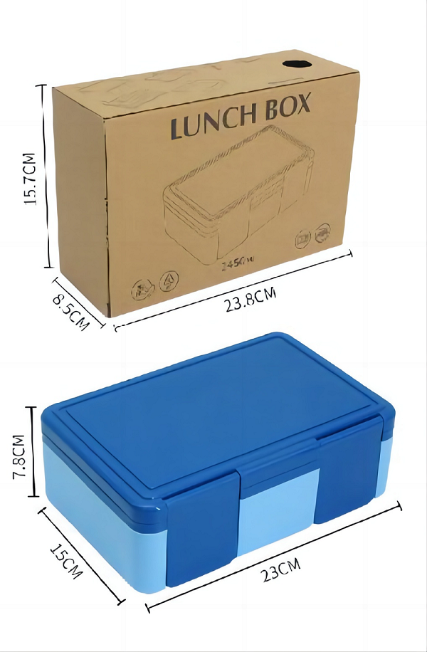 big capacity 4 compartment sealed lunch box (1450ML)