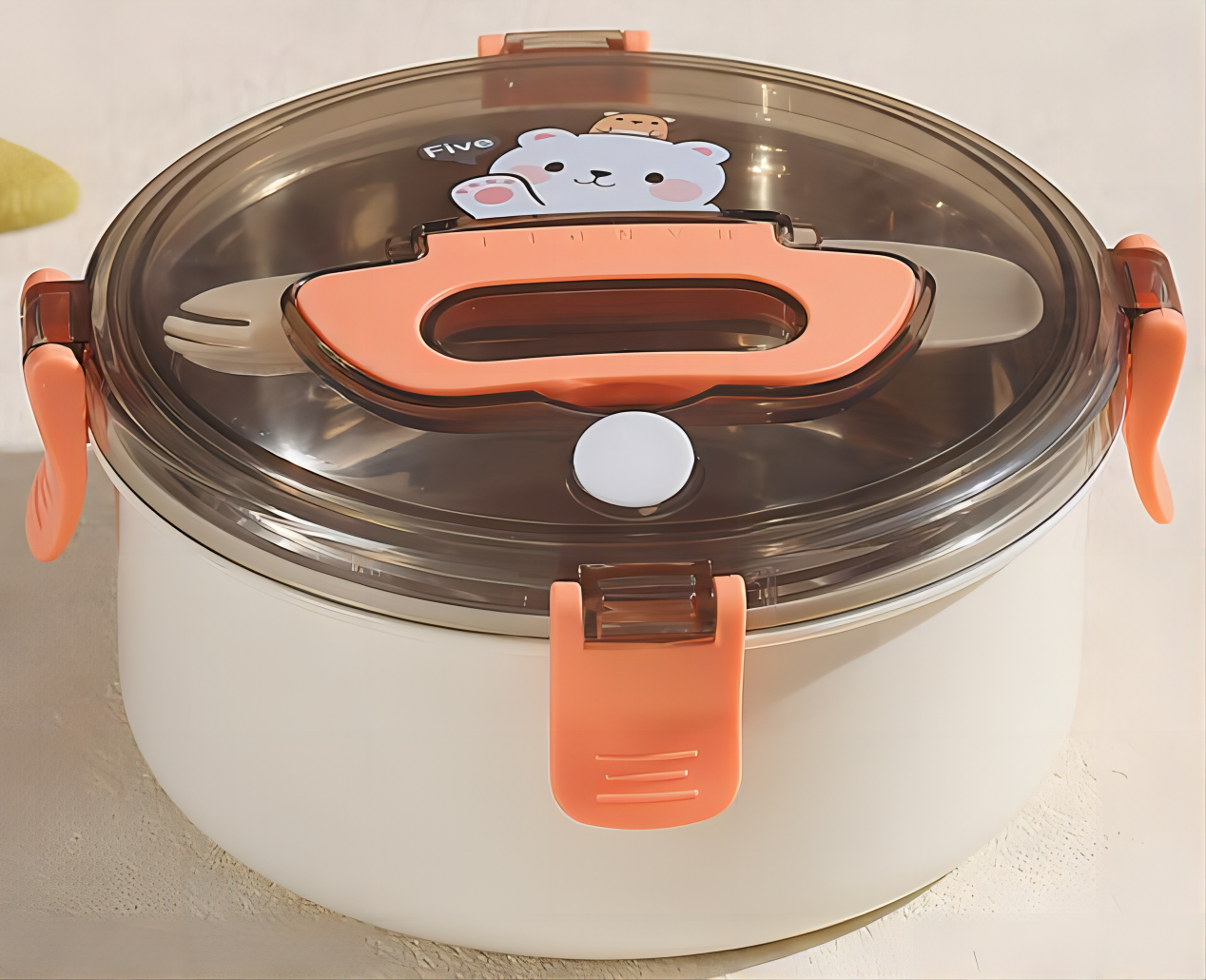 304 stainless steel cartoon lunch box for students