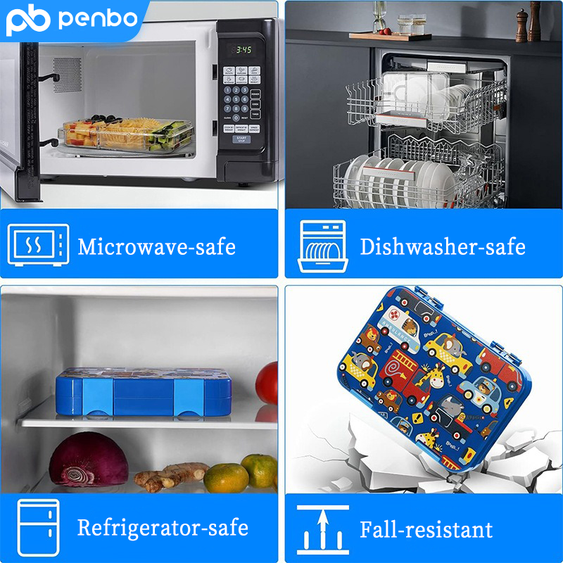 Dishwasher safe Bento Box for Adults Kids