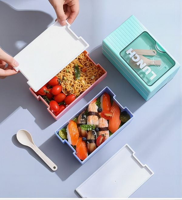 Premium Korean style Double Layer Bento Box