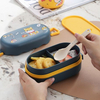 Cartoon European Double Layer Bento Box