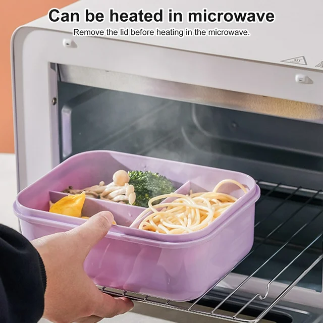 The lunch boxes that can be used for both refrigerators and microwaves
