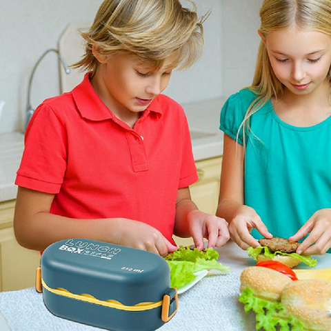 European Double Layer Bento Box for adults