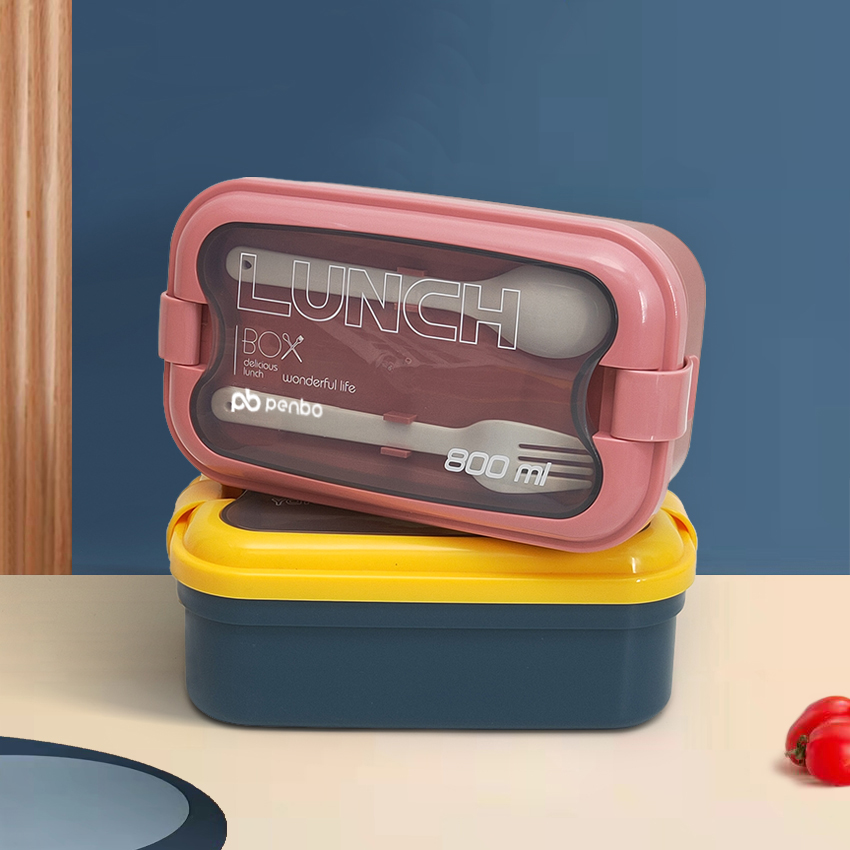 Afforable Compartmentalized 800ML Single layer lunch box