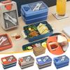 2L Double Layered Lunch Box (with Sauce Box)