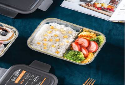 premium Single Layer Lunch Box (2&3 compartments)