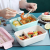 Not Chemical Dyes Wheat Straw Single Layer Lunch Box 800ML