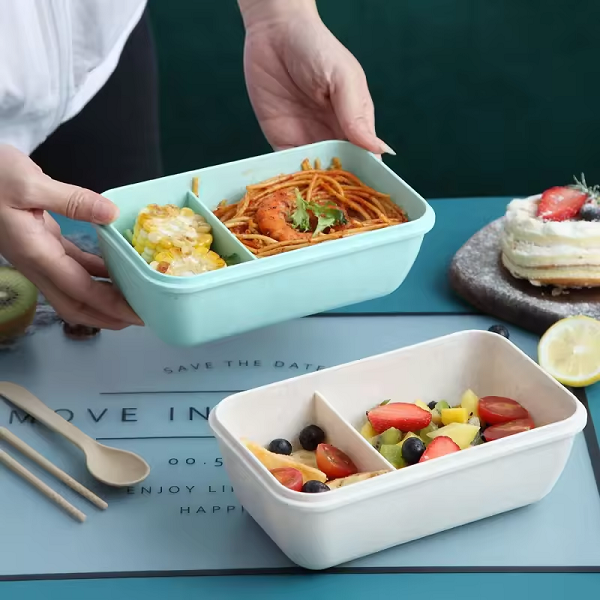 light weight Wheat Straw Lunch Box