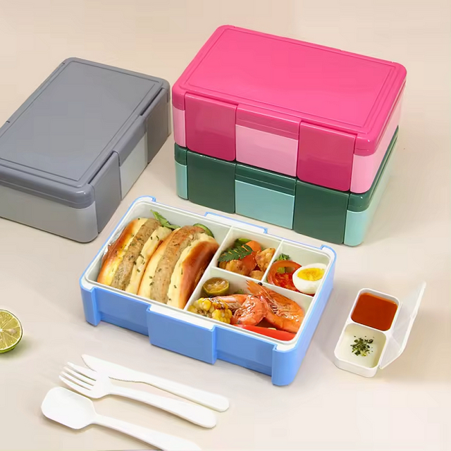 4 Compartment Sealed Lunch Box (1450ML)