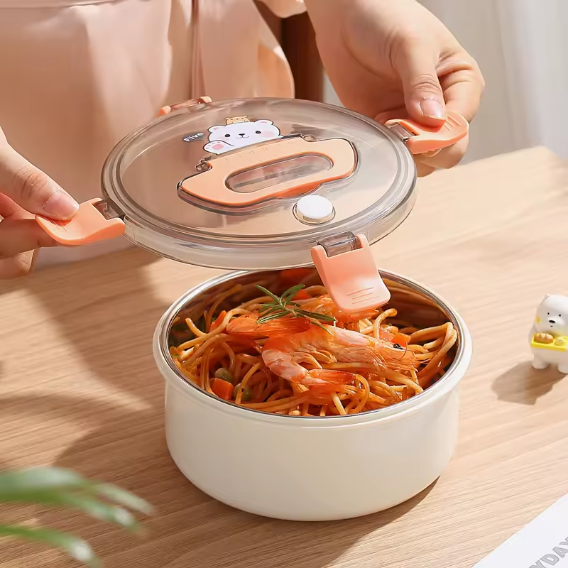 high-end 304 stainless steel lunch box for Children