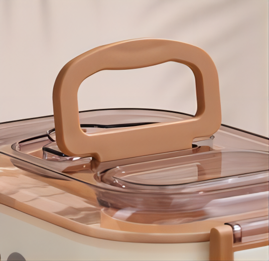 Portable custom 304 stainless steel Lunch Box with handle