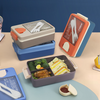 Attractive 1.1L Single Layer Lunch Box+Sauce Box