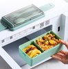 Double Layered Grid Sealed Lunch Box 1400ML