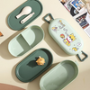 Cartoon European Double Layer Bento Box