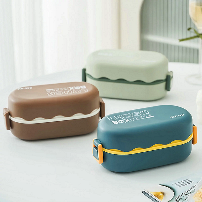 recycled European Double Layer Bento Box