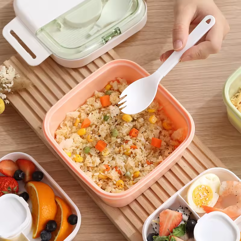 customized PP Square Salad Box 1100ml