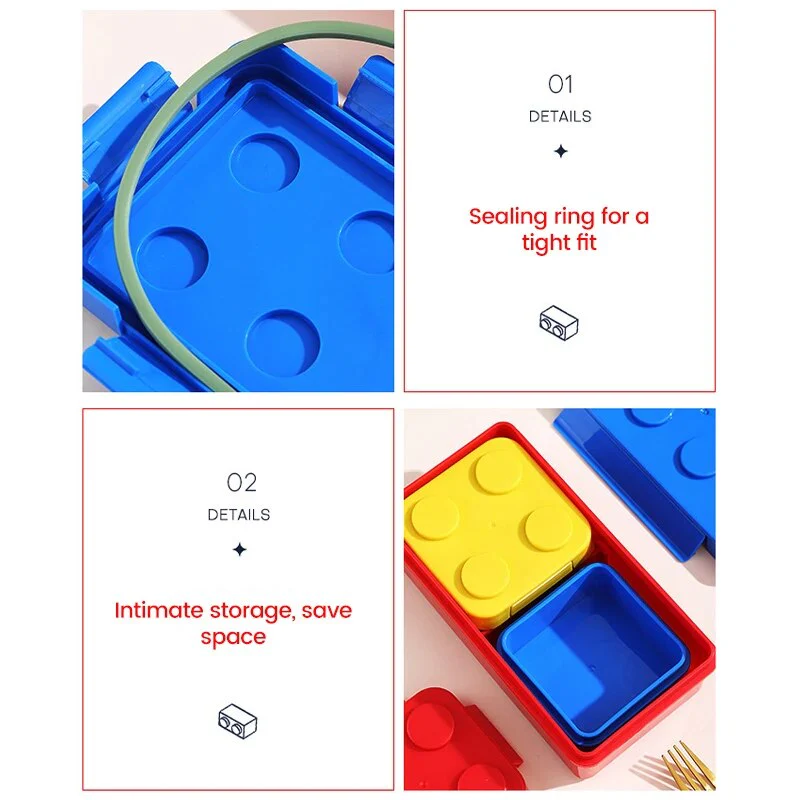 Sealed Building Blocks lunch box outdoor