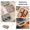 4 Compartments Lunch Box with Tableware
