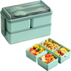 PP Material Double Layered Lunch Box 1400ML On-the-go