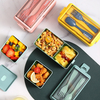 700ML Single layer 2 grids Lunch Box