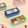 Single Layer 2 Comparments Lunch Box